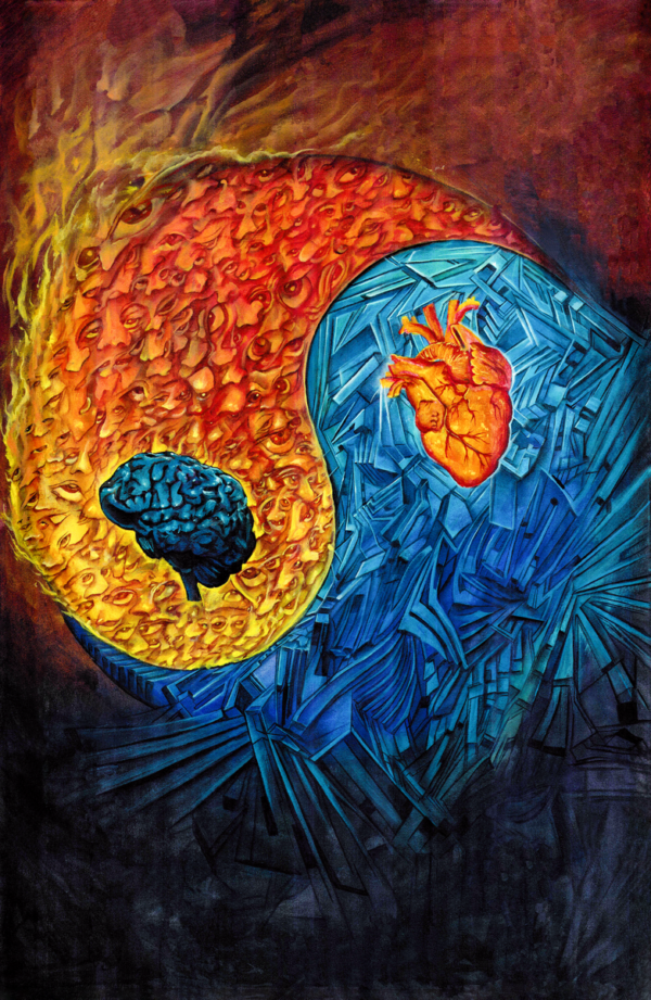 Heart Mind Coherence Painting By Morphis Art
