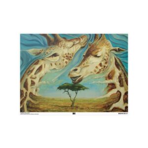Giraffes In Savannah – Print