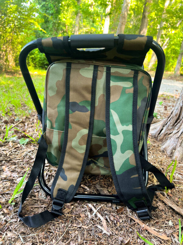 Chairpack Camouflage Back View